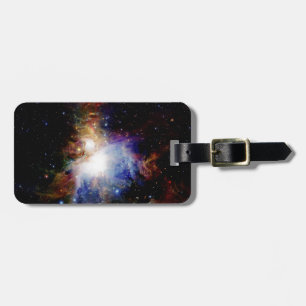 Colorful Nebula Luggage Tag