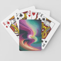 Colorful Nebula Playing Cards