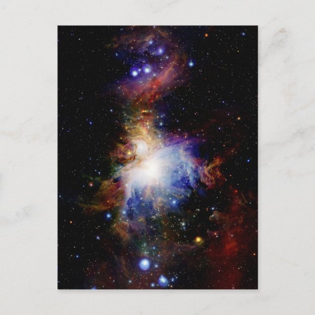Colorful Nebula Postcard (Front)