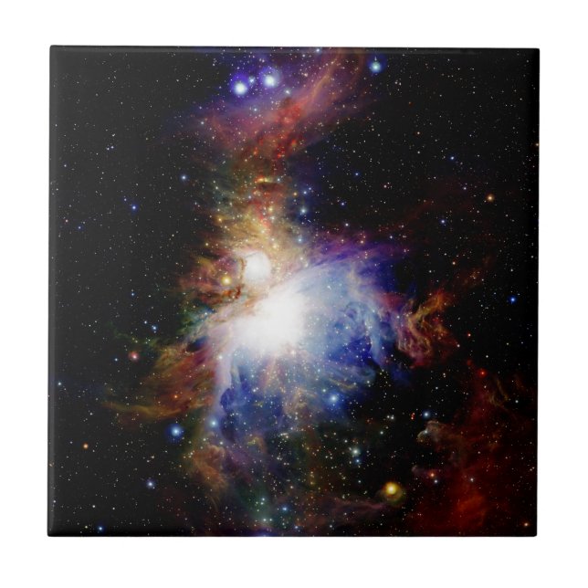 Colorful Nebula Tile (Front)