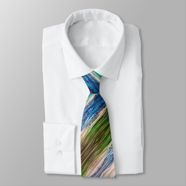 colorful neck tie (Tied)