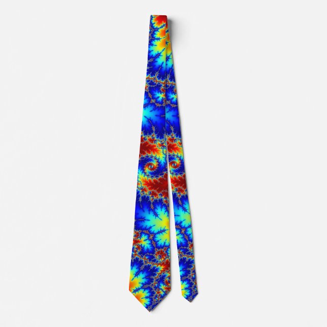 colorful neck tie Mandelbrot (Front)