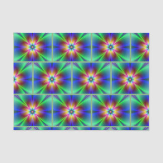 Colorful Neon Daisy Tissue Paper