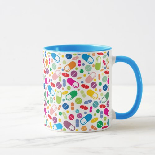 Colorful Neon Drug Pattern Mug