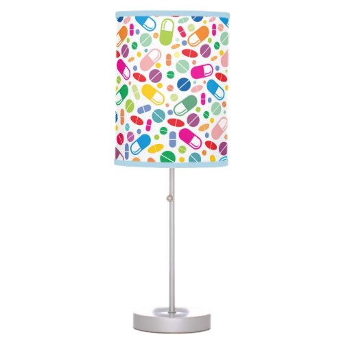 Colorful Neon Drug Pattern Table Lamp