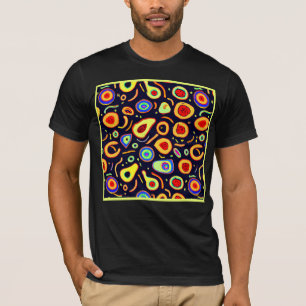 Colorful Neon Fruit Delights Art T-Shirt
