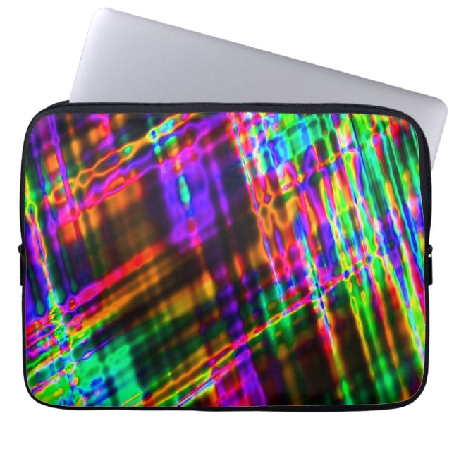 Colorful Neon Laptop Case (Front)