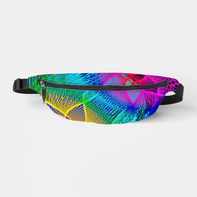 Colorful Neon Lights Fanny Pack (Front)
