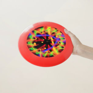 Colorful Neon Lights Frisbee