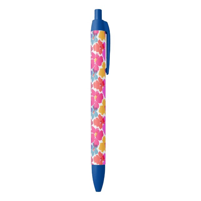Colorful Neon Modern Flower Pattern Pen (Bottom (Vertical))