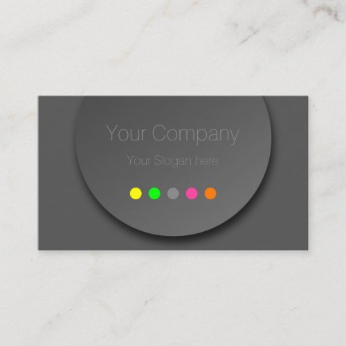 Colorful Neon Professional Modern Business Card