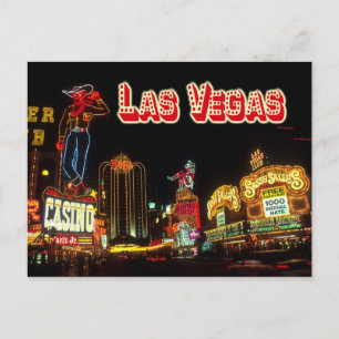 Colorful Neon Signs, Las Vegas, Nevada Postcard