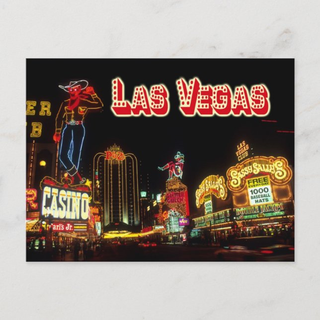 Colorful Neon Signs, Las Vegas, Nevada Postcard (Front)