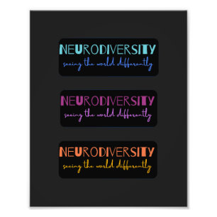 Colorful Neurodiversity  Photo Print