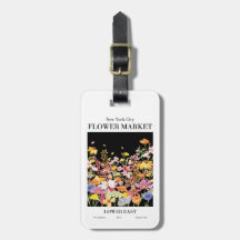 Colorful New York City Flower Market Lower East