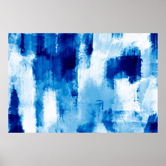 Colorful nice Color glossy. Beautiful painted Surf Poster (Front)