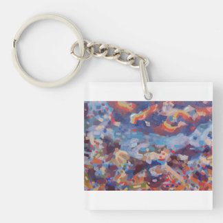 Colorful night keychain