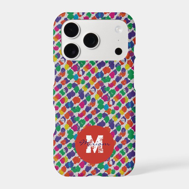 Colorful noises. iphone case (Back)