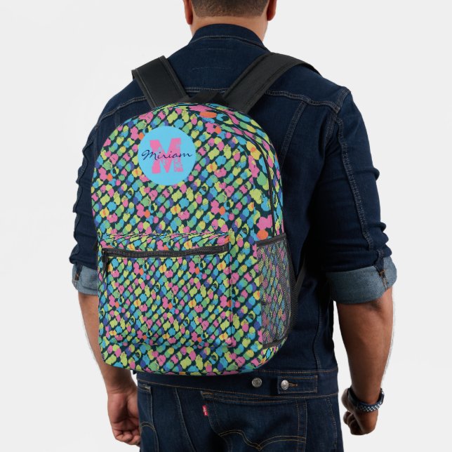 Colorful noises. printed backpack (Insitu (Model))