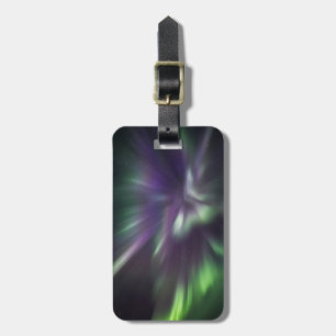 Colorful Northern Lights Luggage Tag
