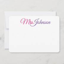 Colorful Notecards For Business or Personal