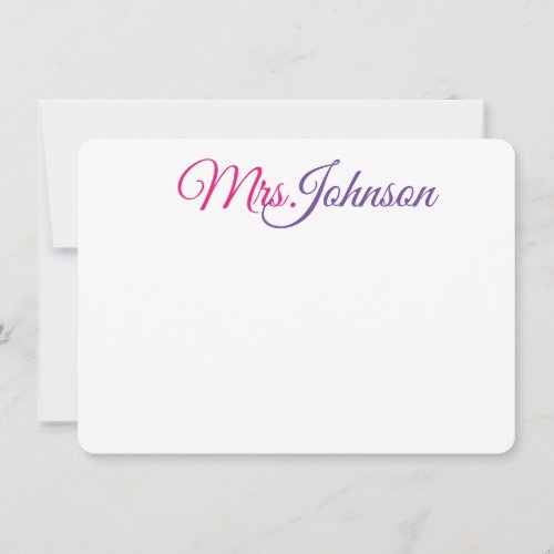 Colorful Notecards For Business or Personal