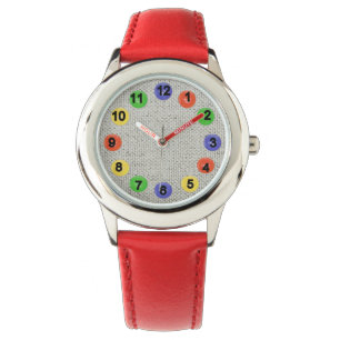colorful numbers watch