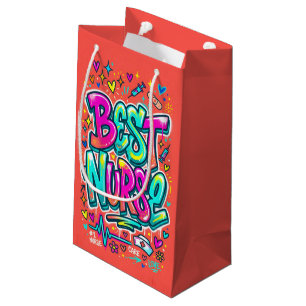 Colorful Nurse Appreciation Paper Gift Bag