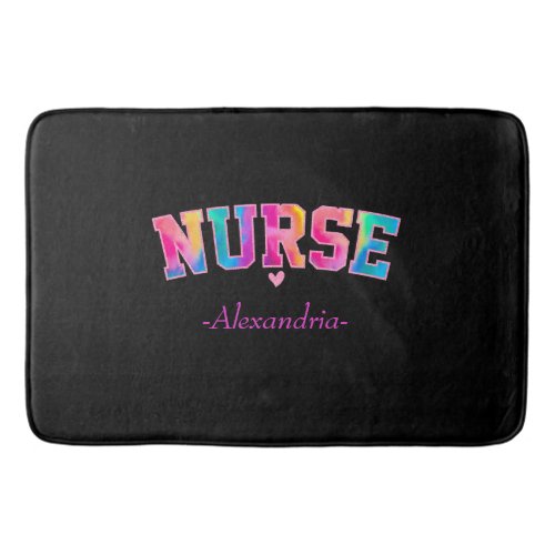 Colorful Nurse Bath Mat