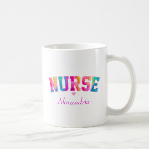 Colorful Nurse Coffee Mug