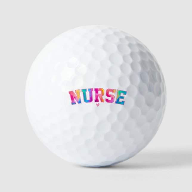Colorful Nurse Golf Balls (Front)