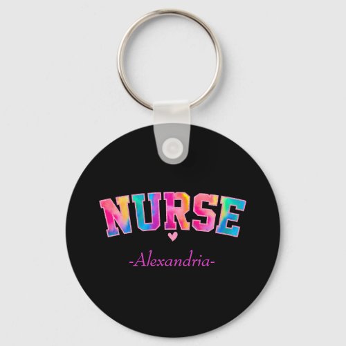 Colorful Nurse Keychain