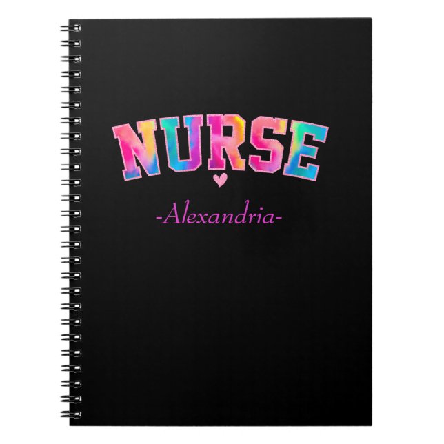 Colorful Nurse Notebook (Front)