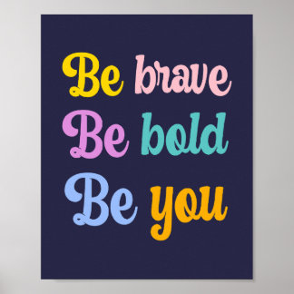 Colorful Nursery Inspirational Quote Art Poster