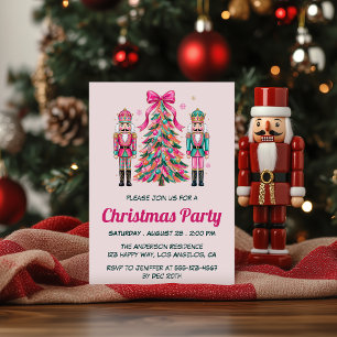 Colorful Nutcracker Christmas Party Invitation