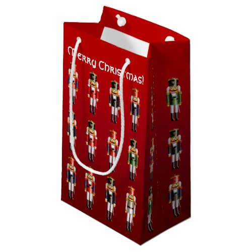 Colorful Nutcracker Toy Soldiers Small Gift Bag