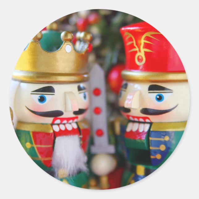 Colorful nutcrackers envelope seal (Front)