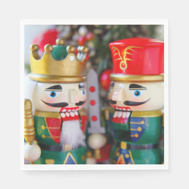 Colorful nutcrackers napkins (Front)