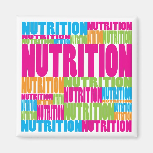 Colorful Nutrition Magnet (Front)