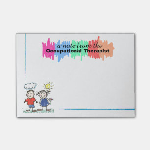 Colorful Occupational Therapist Sticky Notes