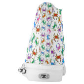 Colorful Ocean Crabs High Top Sneakers (Left Shoe Back)