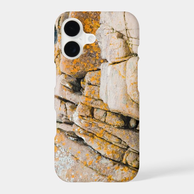 Colorful Ocean Rocks Print iPhone Case (Back)