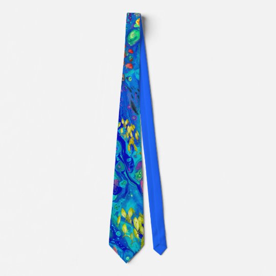 Colorful Ocean tie, ocean tie, yellow fish tie, Neck Tie | Zazzle.com