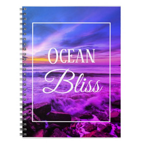 Colorful Ocean View Notebook