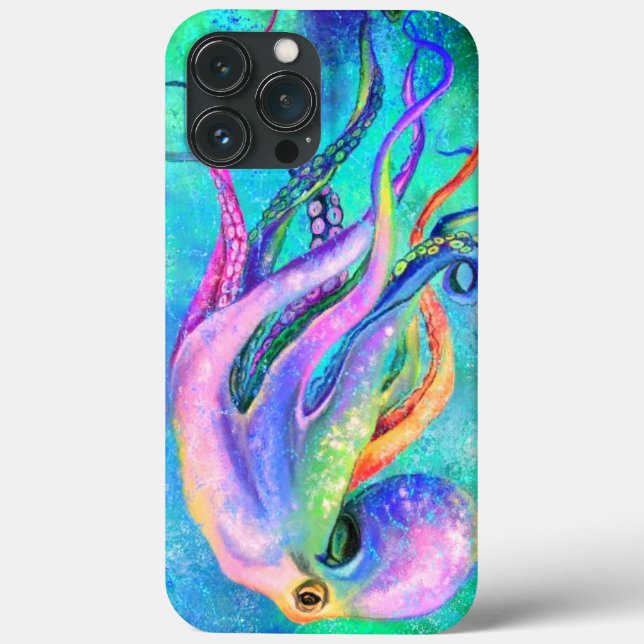 Colorful Octopus iPhone Case (Back)