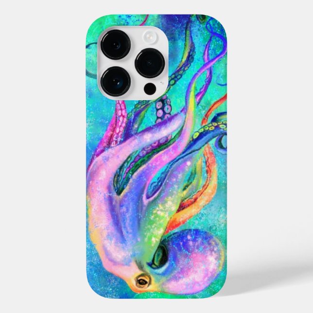 Colorful Octopus iPhone Case (Back)