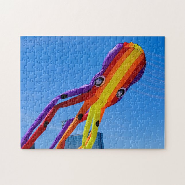 Colorful Octopus Kite Jigsaw Puzzle (Horizontal)