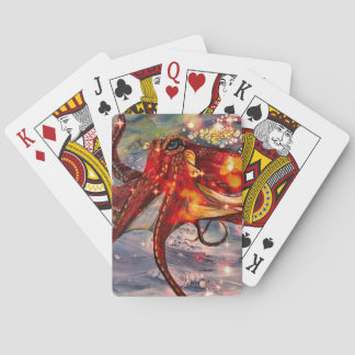 Colorful Octopus Playing Cards