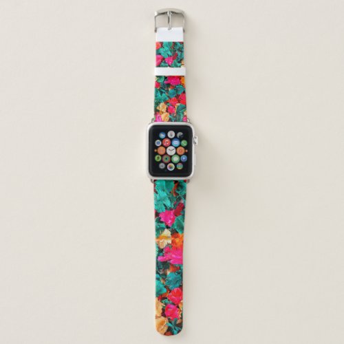 Colorful of Dried flowerspotpourriaromaaromather Apple Watch Band