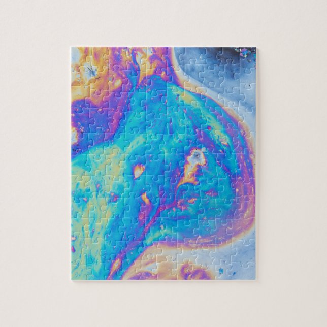 Colorful oil patterns, Canada Jigsaw Puzzle (Vertical)
